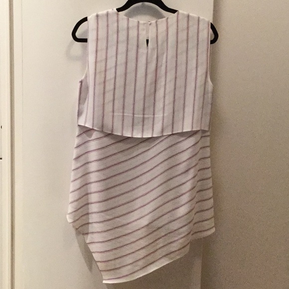 BCBGMAXAZARIA ELEANORE STRIPED SHIRT - Picture 2 of 6